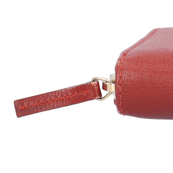 GUCCI Red Leather Wallet - Picture 7 of 8